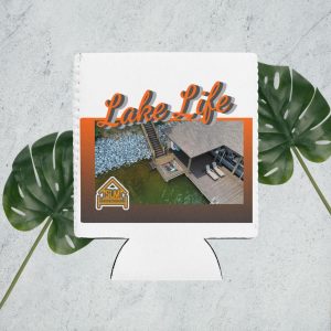 Lake Life by SLM Can cooler
