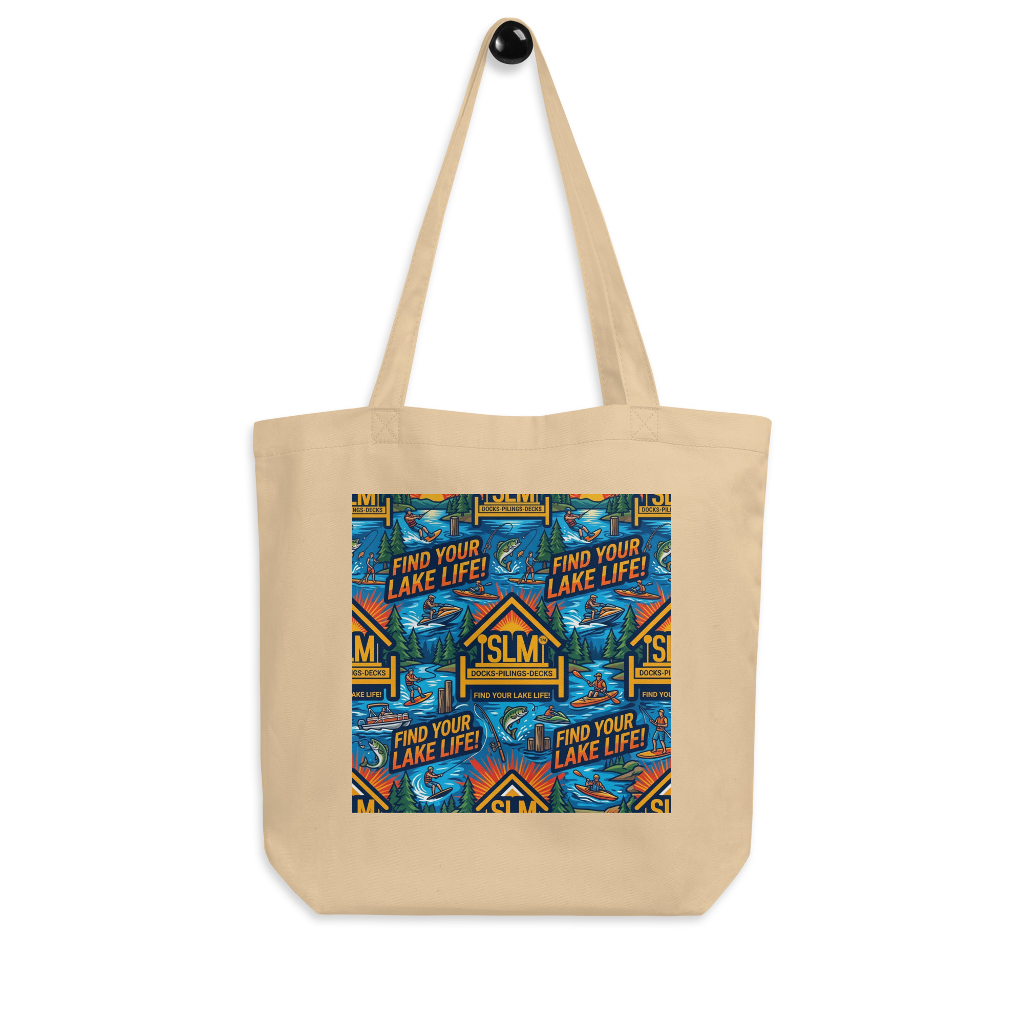 Find Your Lake Life Eco Tote Bag - Image 4