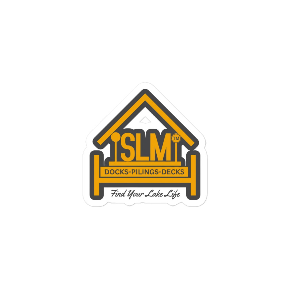 SLM Find Your Lake Life Bubble-Free Stickers