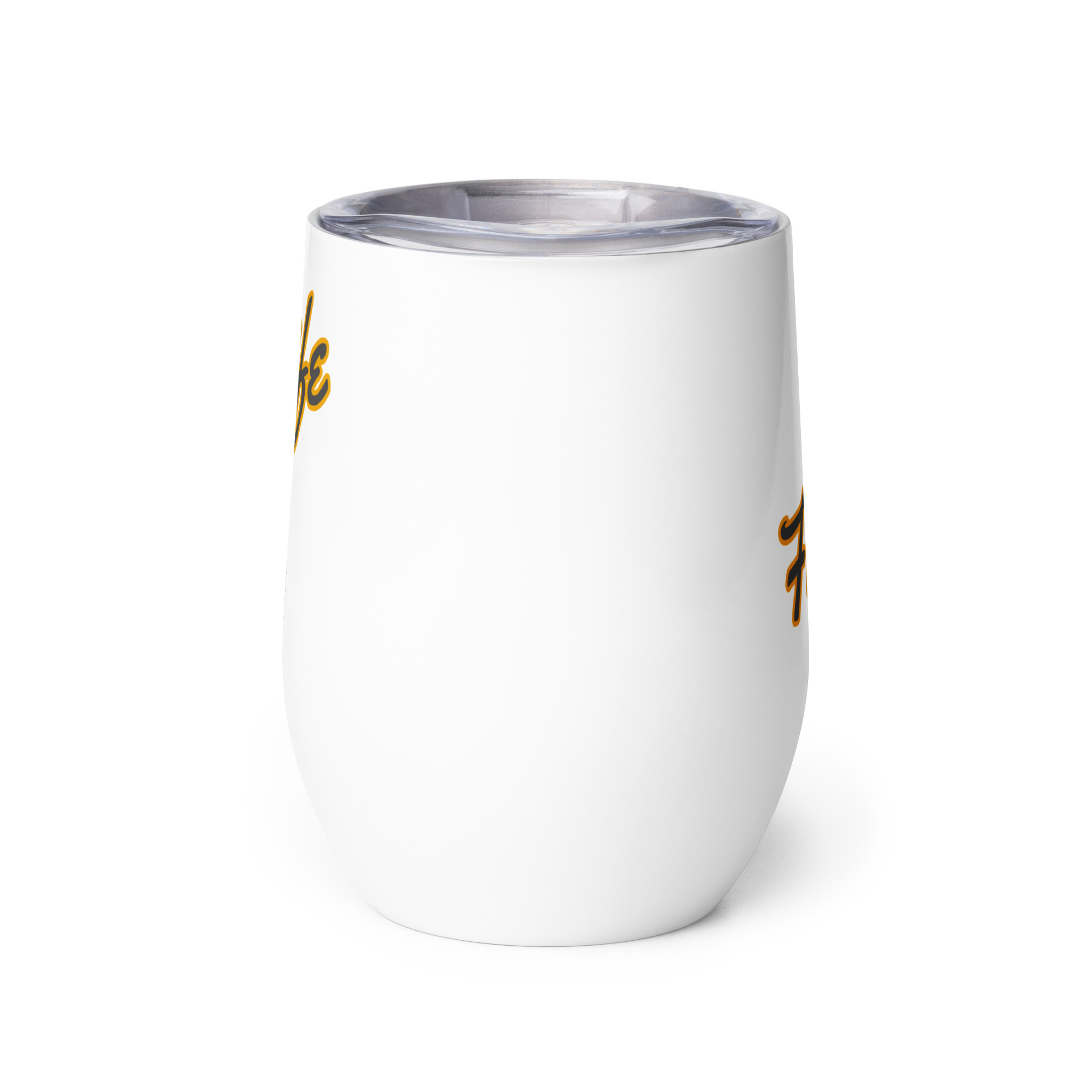 Classic Find Your Lake Life Logo Wine Tumbler - Image 2