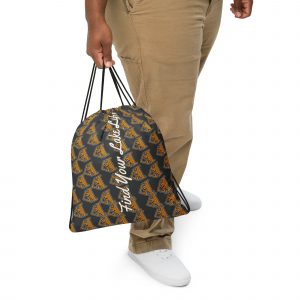 Find Your Lake Life SLM Full Print Drawstring Bag